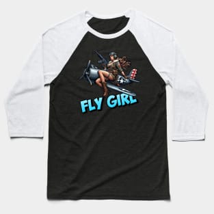 Fly Girl Baseball T-Shirt